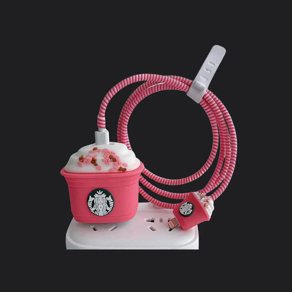 Starbuck Pink Charger Protecter